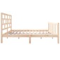 vidaXL Massivholzbett Kiefer 135x190 cm vidaXL Massivholzbett Kiefer 135x190 cm