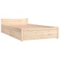 vidaXL Bett mit Schubladen 100x200 cm vidaXL Bett mit Schubladen 100x200 cm