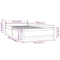 vidaXL Bett mit Schubladen 100x200 cm vidaXL Bett mit Schubladen 100x200 cm