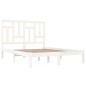 vidaXL Massivholzbett Weiß 120x190 cm vidaXL Massivholzbett Weiß 120x190 cm