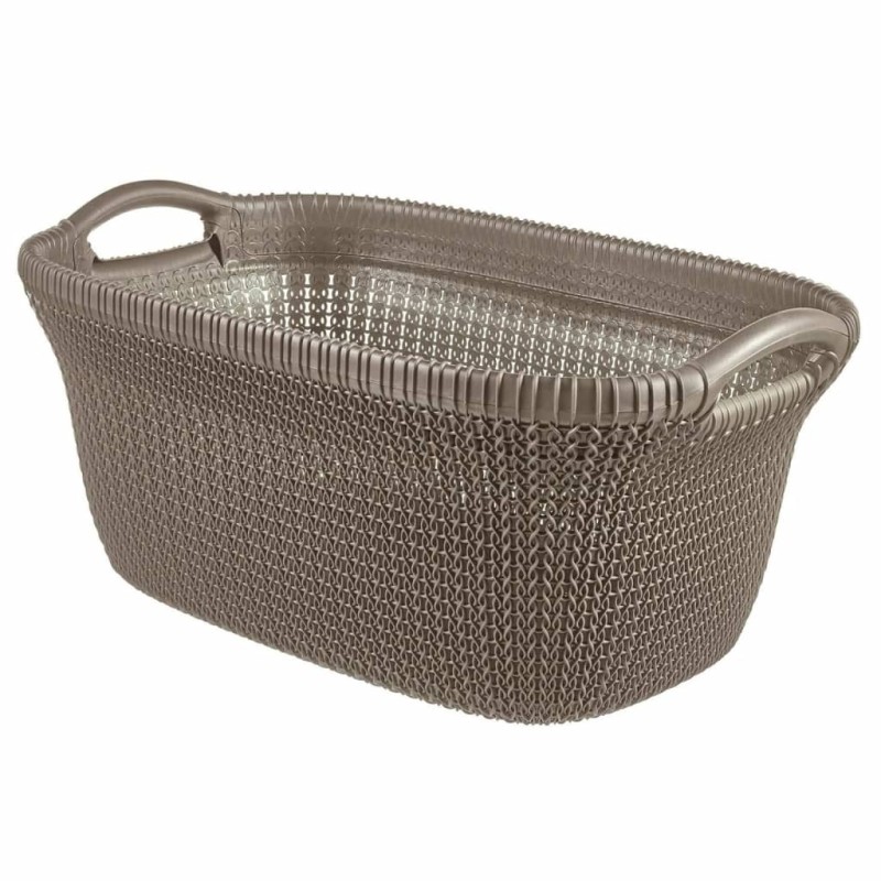 Curver Wäschekorb Knit 40 L Metallic-Braun Curver Wäschekorb Knit 40 L Metallic-Braun