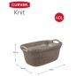 Curver Wäschekorb Knit 40 L Metallic-Braun Curver Wäschekorb Knit 40 L Metallic-Braun