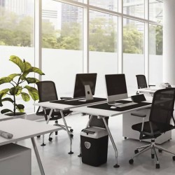 Easyprotec Fensterfolie Permanent Haftend Matt 90x250 cm Grau