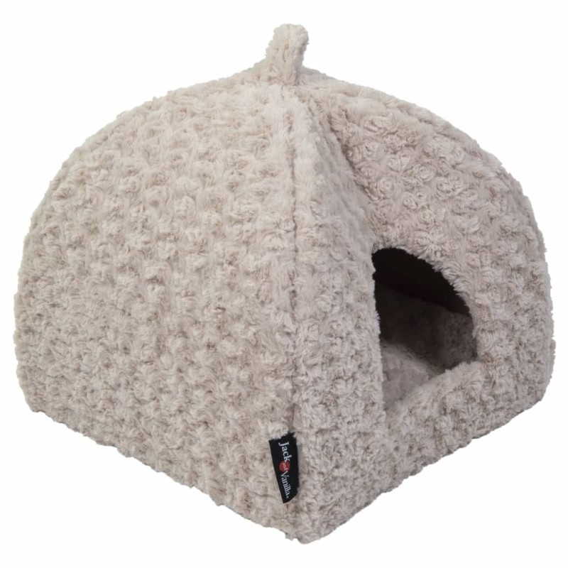 Jack and Vanilla Haustier-Iglu Softy XS 40x40x40 cm Rosette Beige Jack and Vanilla Haustier-Iglu Softy XS 40x40x40 cm Rosette Beige