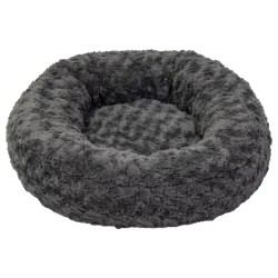 Jack and Vanilla Haustierkorb Softy XS 45x45x15 cm Rosette Grau