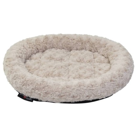 Jack and Vanilla Haustierkorb Softy XS 45x40x7 cm Rosette Beige