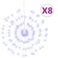 vidaXL Weihnachtsbeleuchtungen Feuerwerk 8 Stk. 140 LEDs Blau 17 cm vidaXL Weihnachtsbeleuchtungen Feuerwerk 8 Stk. 140 LEDs Blau 17 cm