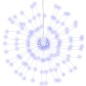 vidaXL Weihnachtsbeleuchtungen Feuerwerk 8 Stk. 140 LEDs Blau 17 cm vidaXL Weihnachtsbeleuchtungen Feuerwerk 8 Stk. 140 LEDs Blau 17 cm