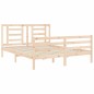 vidaXL Massivholzbett mit Kopfteil 160x200 cm vidaXL Massivholzbett mit Kopfteil 160x200 cm