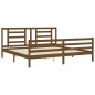 vidaXL Massivholzbett mit Kopfteil Honigbraun 200x200 cm vidaXL Massivholzbett mit Kopfteil Honigbraun 200x200 cm