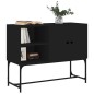 vidaXL Sideboard Schwarz 100x40x79,5 cm Holzwerkstoff vidaXL Sideboard Schwarz 100x40x79,5 cm Holzwerkstoff