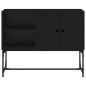 vidaXL Sideboard Schwarz 100x40x79,5 cm Holzwerkstoff vidaXL Sideboard Schwarz 100x40x79,5 cm Holzwerkstoff