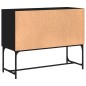 vidaXL Sideboard Schwarz 100x40x79,5 cm Holzwerkstoff vidaXL Sideboard Schwarz 100x40x79,5 cm Holzwerkstoff