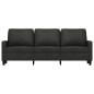 vidaXL 3-Sitzer-Sofa Schwarz 180 cm Stoff vidaXL 3-Sitzer-Sofa Schwarz 180 cm Stoff