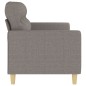 vidaXL 3-Sitzer-Sofa Taupe 180 cm Stoff vidaXL 3-Sitzer-Sofa Taupe 180 cm Stoff