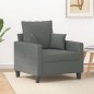 vidaXL Sessel Dunkelgrau 60 cm Stoff vidaXL Sessel Dunkelgrau 60 cm Stoff