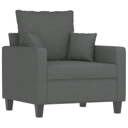 vidaXL Sessel Dunkelgrau 60 cm Stoff