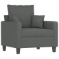 vidaXL Sessel Dunkelgrau 60 cm Stoff vidaXL Sessel Dunkelgrau 60 cm Stoff
