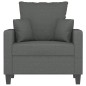 vidaXL Sessel Dunkelgrau 60 cm Stoff vidaXL Sessel Dunkelgrau 60 cm Stoff