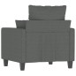 vidaXL Sessel Dunkelgrau 60 cm Stoff vidaXL Sessel Dunkelgrau 60 cm Stoff