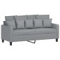vidaXL 2-Sitzer-Sofa Hellgrau 140 cm Stoff vidaXL 2-Sitzer-Sofa Hellgrau 140 cm Stoff