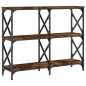 vidaXL Konsolentisch Räuchereiche 100x28x80,5 cm Holzwerkstoff vidaXL Konsolentisch Räuchereiche 100x28x80,5 cm Holzwerkstoff