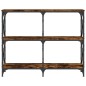 vidaXL Konsolentisch Räuchereiche 100x28x80,5 cm Holzwerkstoff vidaXL Konsolentisch Räuchereiche 100x28x80,5 cm Holzwerkstoff