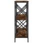 vidaXL Konsolentisch Räuchereiche 100x28x80,5 cm Holzwerkstoff vidaXL Konsolentisch Räuchereiche 100x28x80,5 cm Holzwerkstoff
