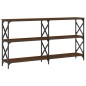 vidaXL Konsolentisch Braun Eichen-Optik 156x28x80,5 cm Holzwerkstoff vidaXL Konsolentisch Braun Eichen-Optik 156x28x80,5 cm Holzwerkstoff
