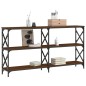 vidaXL Konsolentisch Braun Eichen-Optik 156x28x80,5 cm Holzwerkstoff vidaXL Konsolentisch Braun Eichen-Optik 156x28x80,5 cm Holzwerkstoff