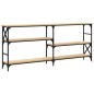vidaXL Konsolentisch Sonoma-Eiche 180x29x76,5 cm Holzwerkstoff vidaXL Konsolentisch Sonoma-Eiche 180x29x76,5 cm Holzwerkstoff