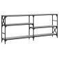 vidaXL Konsolentisch Grau Sonoma 180x29x76,5 cm Holzwerkstoff vidaXL Konsolentisch Grau Sonoma 180x29x76,5 cm Holzwerkstoff