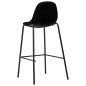 vidaXL 3-tlg. Bar-Set Stoff Schwarz vidaXL 3-tlg. Bar-Set Stoff Schwarz