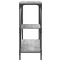 vidaXL Konsolentisch Grau Sonoma 88,5x30x75 cm Holzwerkstoff vidaXL Konsolentisch Grau Sonoma 88,5x30x75 cm Holzwerkstoff