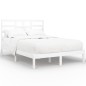 vidaXL Massivholzbett Weiß 120x190 cm vidaXL Massivholzbett Weiß 120x190 cm