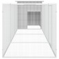 vidaXL Hühnerkäfig Grau 400x91x100 cm Verzinkter Stahl vidaXL Hühnerkäfig Grau 400x91x100 cm Verzinkter Stahl