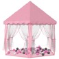 vidaXL Prinzessin-Spielzelt mit 250 Bällen Rosa 133x140 cm vidaXL Prinzessin-Spielzelt mit 250 Bällen Rosa 133x140 cm