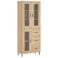 Highboard Sonoma-Eiche 69,5x34x180 cm Holzwerkstoff Highboard Sonoma-Eiche 69,5x34x180 cm Holzwerkstoff