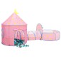 vidaXL Spielzelt mit 250 Bällen Rosa 301x120x128 cm vidaXL Spielzelt mit 250 Bällen Rosa 301x120x128 cm
