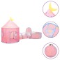 vidaXL Spielzelt mit 250 Bällen Rosa 301x120x128 cm vidaXL Spielzelt mit 250 Bällen Rosa 301x120x128 cm