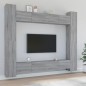 vidaXL 8-tlg. TV-Schrank-Set Grau Sonoma Holzwerkstoff vidaXL 8-tlg. TV-Schrank-Set Grau Sonoma Holzwerkstoff