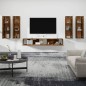 vidaXL 6-tlg. TV-Schrank-Set Räuchereiche Holzwerkstoff vidaXL 6-tlg. TV-Schrank-Set Räuchereiche Holzwerkstoff
