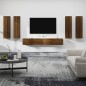 vidaXL 6-tlg. TV-Schrank-Set Braun Eichen-Optik Holzwerkstoff vidaXL 6-tlg. TV-Schrank-Set Braun Eichen-Optik Holzwerkstoff