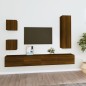 vidaXL 5-tlg. TV-Schrank-Set Braun Eichen-Optik Holzwerkstoff vidaXL 5-tlg. TV-Schrank-Set Braun Eichen-Optik Holzwerkstoff