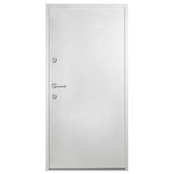 vidaXL Haustür Weiß 100x200 cm Aluminium