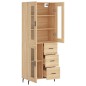 Highboard Sonoma-Eiche 69,5x34x180 cm Holzwerkstoff Highboard Sonoma-Eiche 69,5x34x180 cm Holzwerkstoff