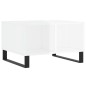 vidaXL Couchtisch Hochglanz-Weiß 60x50x36,5 cm Holzwerkstoff vidaXL Couchtisch Hochglanz-Weiß 60x50x36,5 cm Holzwerkstoff