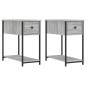 vidaXL Nachttische 2 Stk. Grau Sonoma 30x60x60 cm Holzwerkstoff vidaXL Nachttische 2 Stk. Grau Sonoma 30x60x60 cm Holzwerkstoff