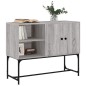 Sideboard Grau Sonoma 100x40x79,5 cm Holzwerkstoff Sideboard Grau Sonoma 100x40x79,5 cm Holzwerkstoff