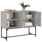 Sideboard Grau Sonoma 100x40x79,5 cm Holzwerkstoff Sideboard Grau Sonoma 100x40x79,5 cm Holzwerkstoff